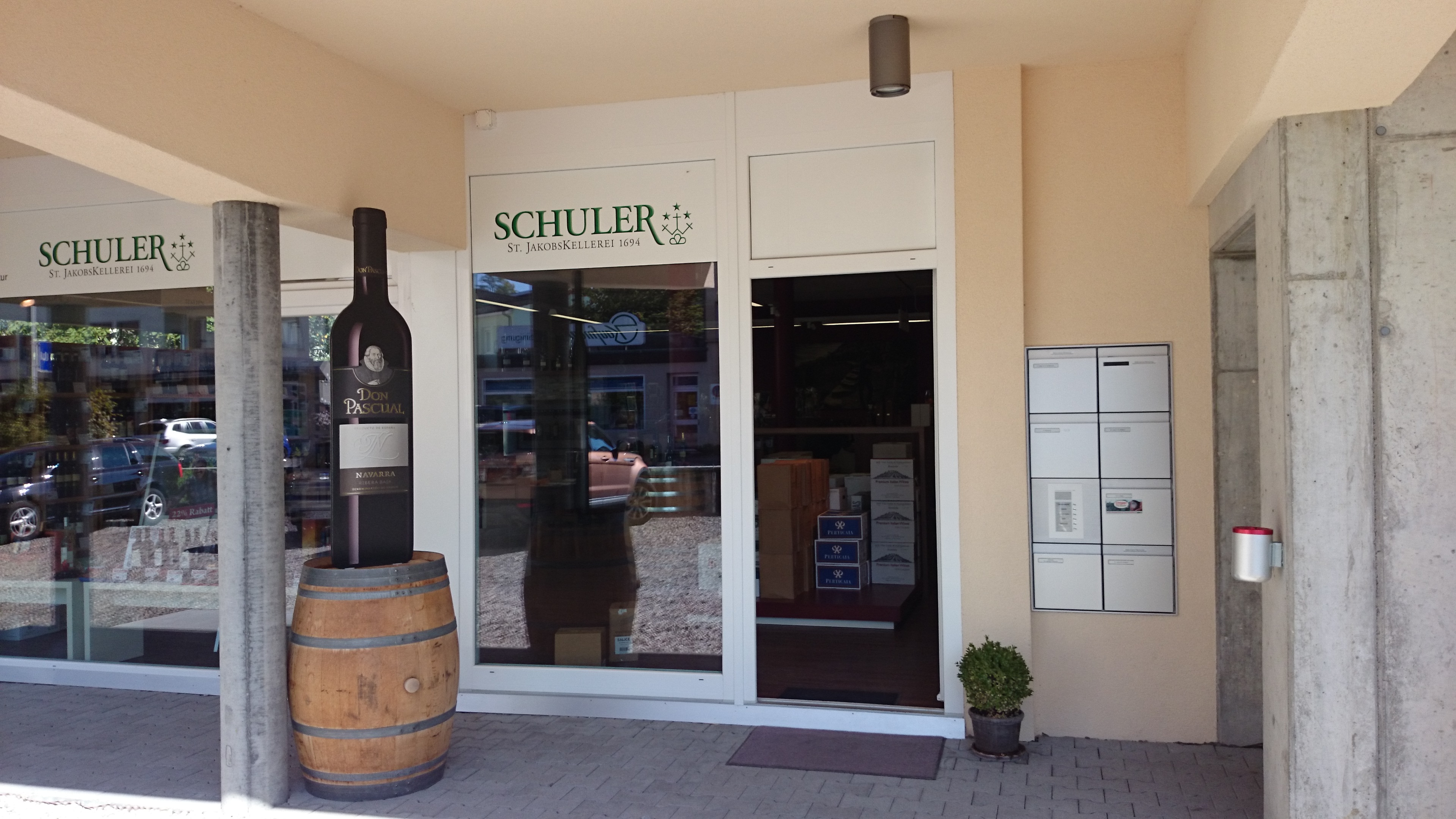 Ladenlokal Schuler Weinkellerei